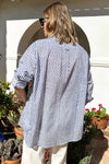 Emerson Fry Zigzag Indigo Organic Cotton Ryan Shirt