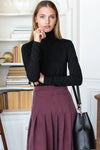 Little Turtleneck Black Organic