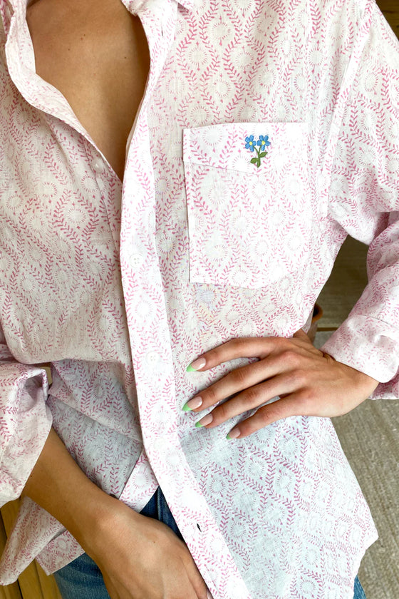 Emerson Fry Solstice Blush Organic Cotton Ryan Shirt