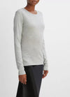 Grey Essential Long Sleeve Crew Neck Tee