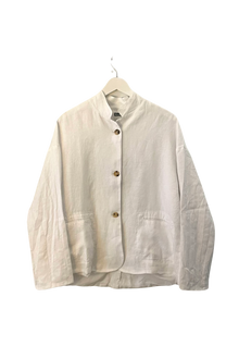  Cotton and Linen Jacket in Optical