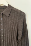 Lil' Boy Long Sleeve Tissue Cashmere Button Up Blush
