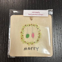  Hand Painted Christmas Ornament / Gift Tag