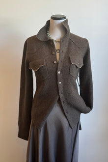  Brazeau Tricot Solid Austin Cowgirl Shirt in Suede found at Patricia in Southern Pines, NC