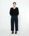 V-Neck Sweater Wool and Alpaca Black