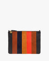 Clare V. Flat Clutch w/Tabs in Multi Patchwork