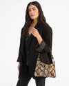 Flat Clutch w/Tabs in Desert Snake
