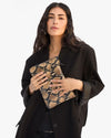 Flat Clutch w/Tabs in Desert Snake