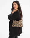 Flat Clutch w/Tabs in Desert Snake