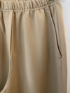 Peter O. Mahler Camel Wide Leg Cropped Pants