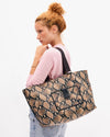Grande Bateau Tote in Desert Snake