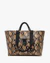 Grande Bateau Tote in Desert Snake