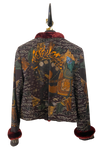 Sabina Savage "The Wind Horse" Silk Trim Wool Jacket