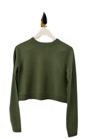 Brazeau Tricot Moss Cashmere All Thumbs Sweater
