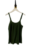 Moss Silk Strap Cami
