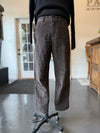 Corduroy Cropped Pants Mulch