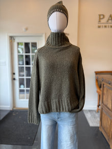  Cashmere Blend Turtleneck Pine