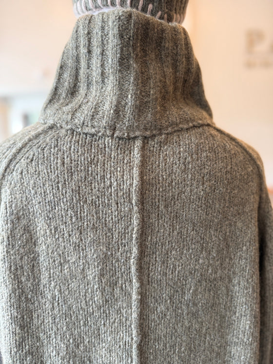 Cashmere Blend Turtleneck Pine