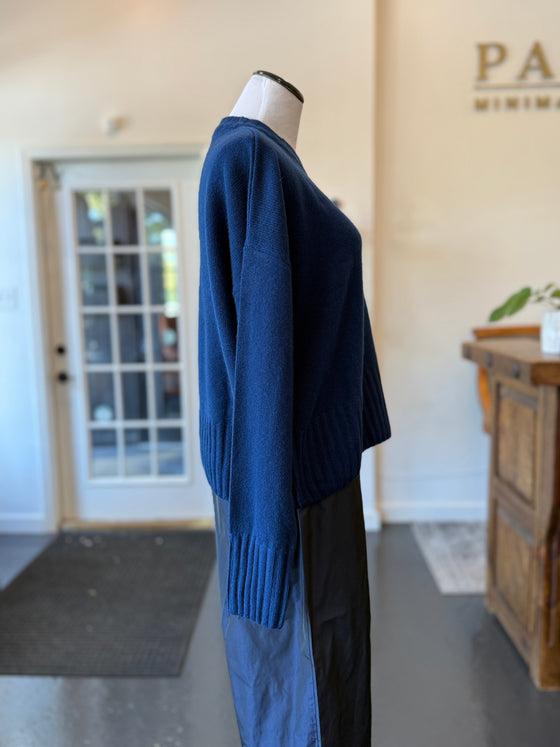 Cashmere Crewneck Pullover Sweater Ink