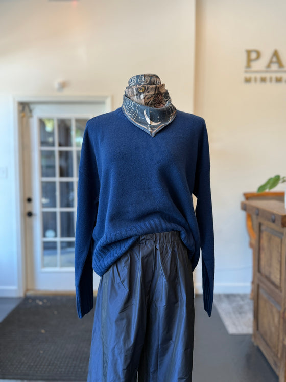 Cashmere Crewneck Pullover Sweater Ink
