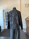 Floral Jacquard Blousejacket  Papercrash Graphite