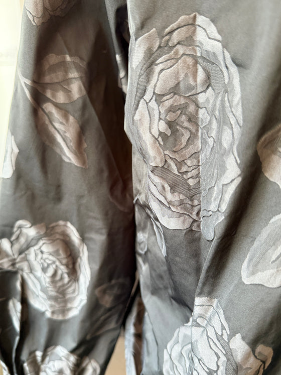 Floral Jacquard Blousejacket  Papercrash Graphite