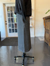 Plaid Jersey Skirt Graphite
