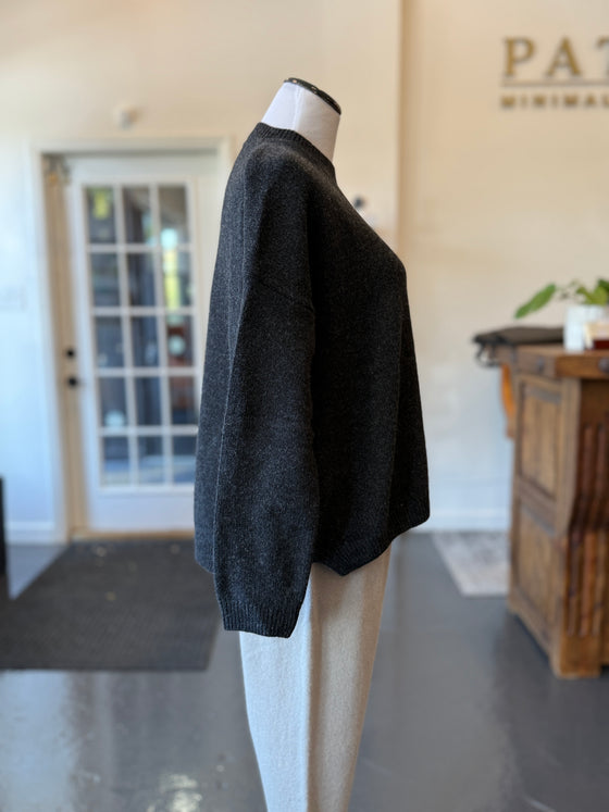 Wool Fox Pullover Charcoal