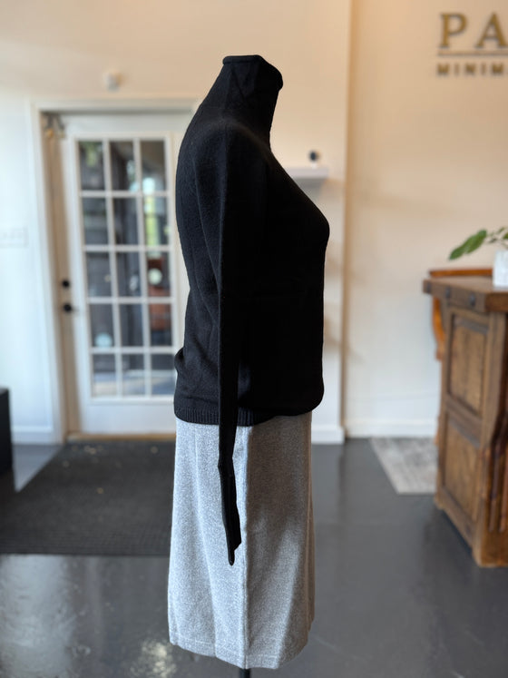 Reg Royal Cashmere Turtleneck Sweater Black