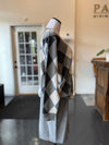 Cashmere Argyle Cardigan Feather