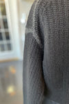 Cashmere Soba Funnel Neck Sweater Black