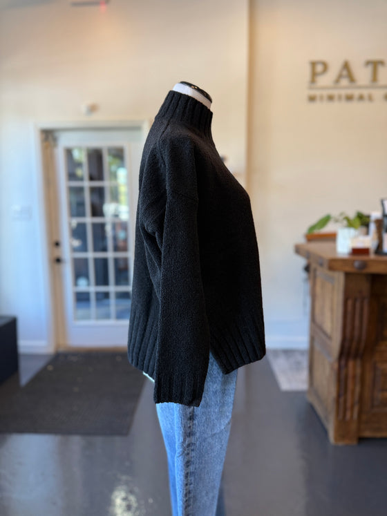Renew-Wool Turtleneck Charcoal