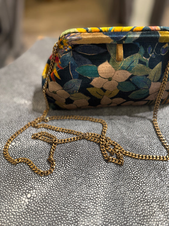 Liette Navy Multi Rose Floral
