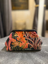Liette Black and Coral Floral