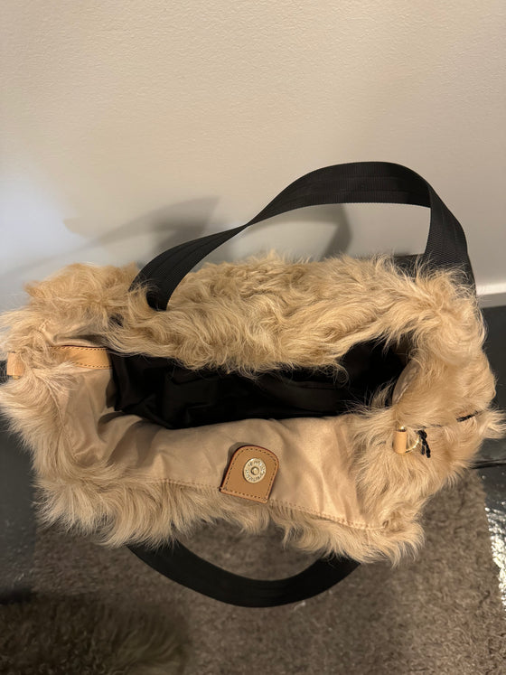 Kara Fur Bag Natural