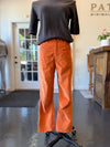 Soft Corduroy Cropped Pants Flame