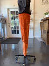Soft Corduroy Cropped Pants Flame