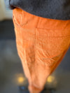 Soft Corduroy Cropped Pants Flame