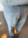 Soft Corduroy Cropped Pants Graphite