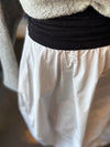 Heavy Crash Skirt with Jersey Dove