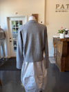 Cashmere Rip Crewneck Silver