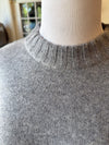 Cashmere Rip Crewneck Silver