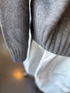 Cashmere Rip Crewneck Flannel