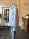 Round Collar Blouse Papertouch Crash Sky