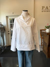 Round Collar Blouse Papertouch Crash White