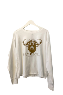  PATRICIA Graphic Long Sleeve T - White