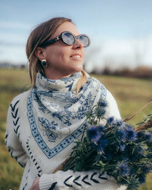  Toile de Jouy Bandana Navy