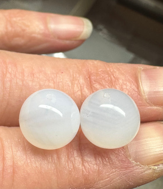 Gabrielle Sanchez Milky Moon Quartz Flyer Earrings
