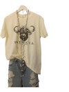 PATRICIA Graphic T Ivory with Black