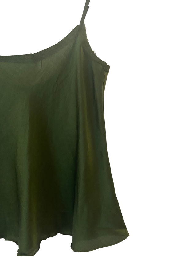 Cotton Silk Utility Paperbag Cami